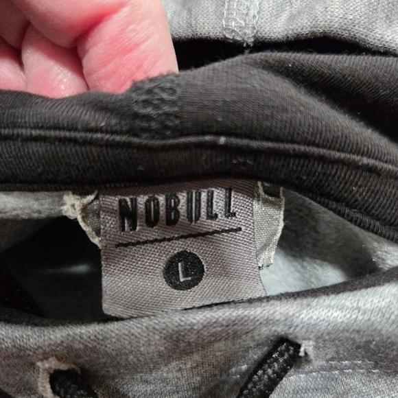 NOBULL Camouflage Hoodie Pockets Lined Hood Size Large - Picture 6 of 7